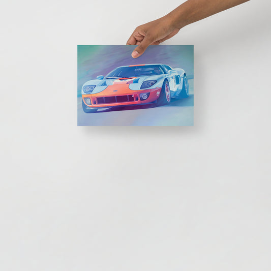 Ford GT Museum Quality Poster