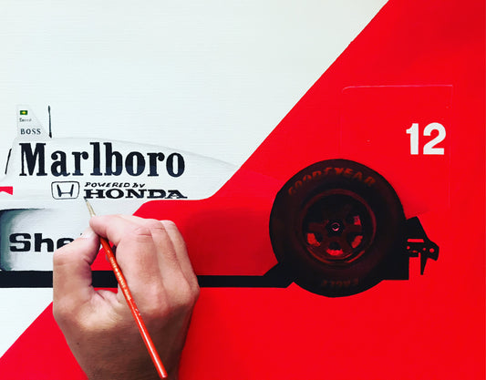 1988 McLaren MP 4/4 - Photo paper poster