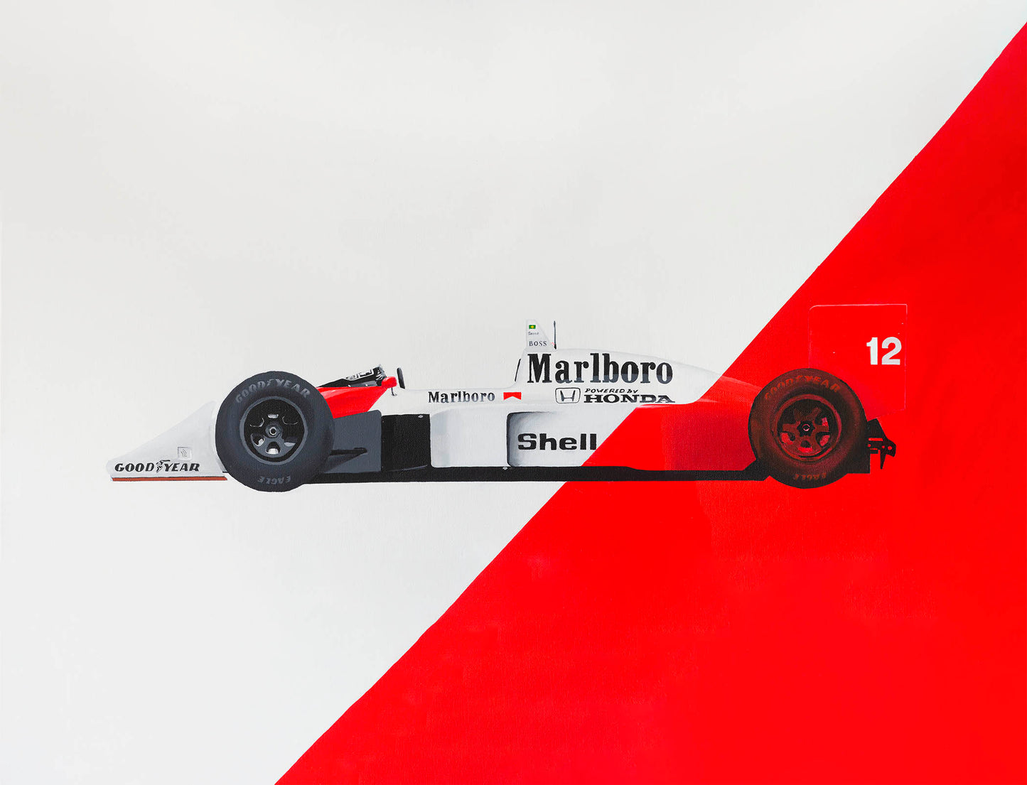 1988 McLaren MP 4/4 - Photo paper poster