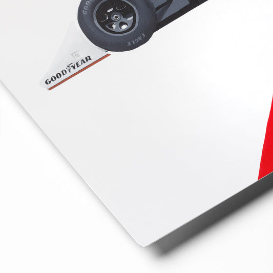 1988 McLaren MP 4/4 - Metal print