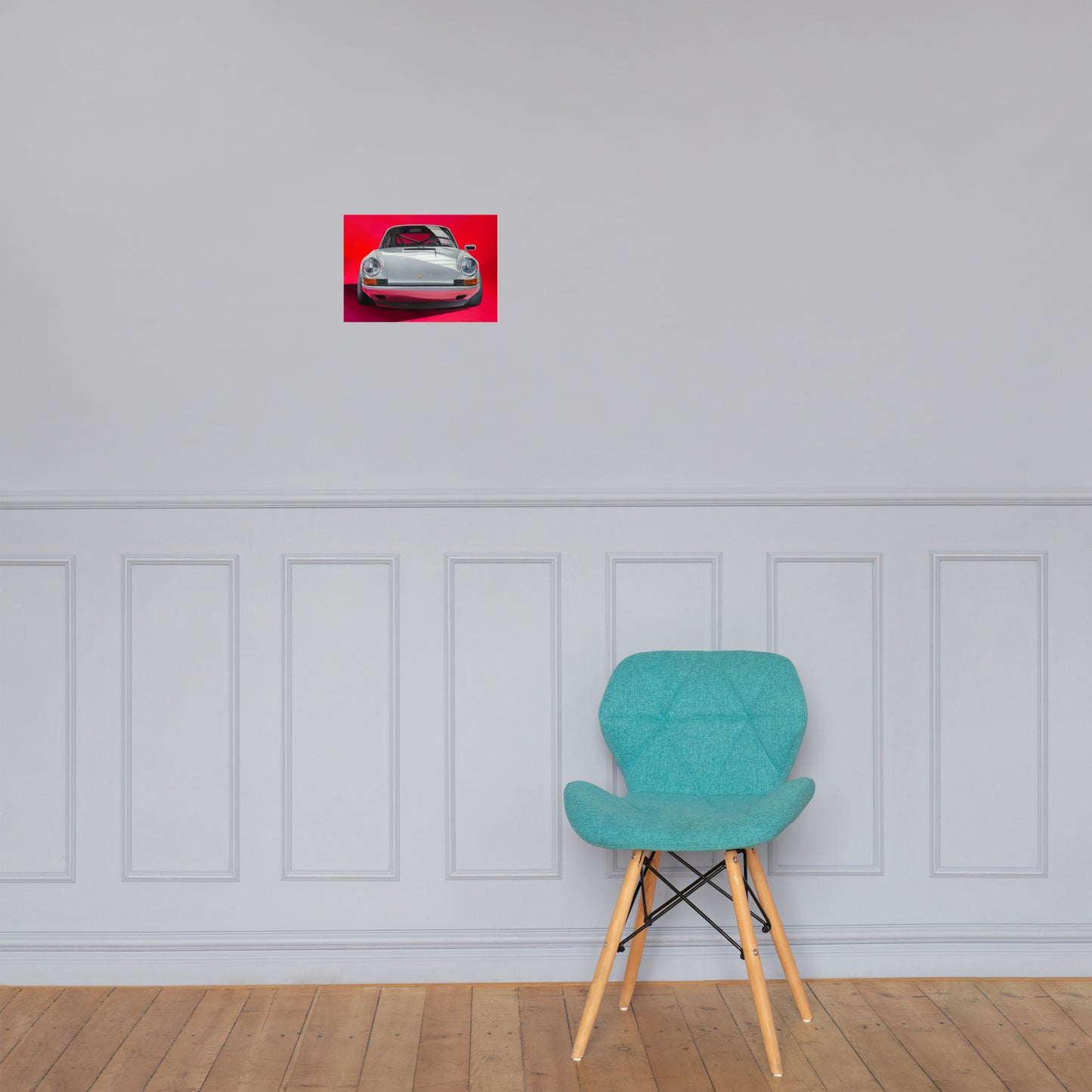 1973 Porsche 911 painting - Matte Paper Poster