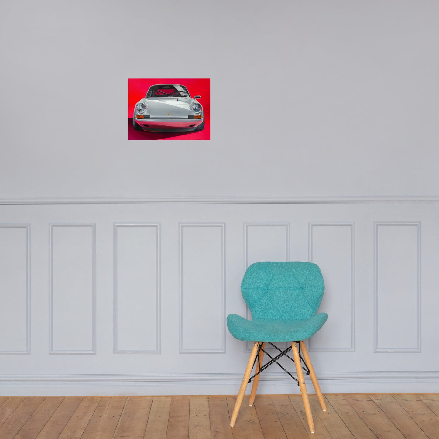 1973 Porsche 911 painting - Matte Paper Poster