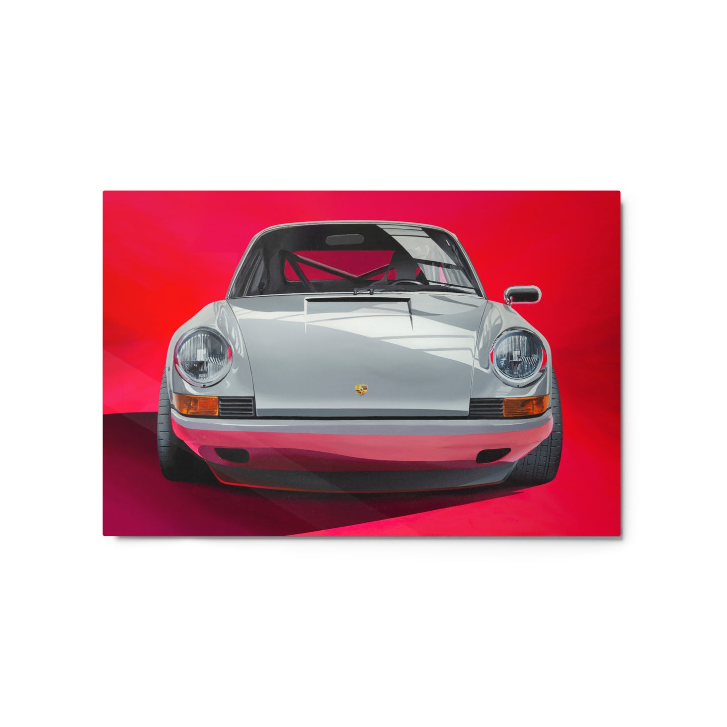 1973 Porsche 911 painting - Matte Paper Poster