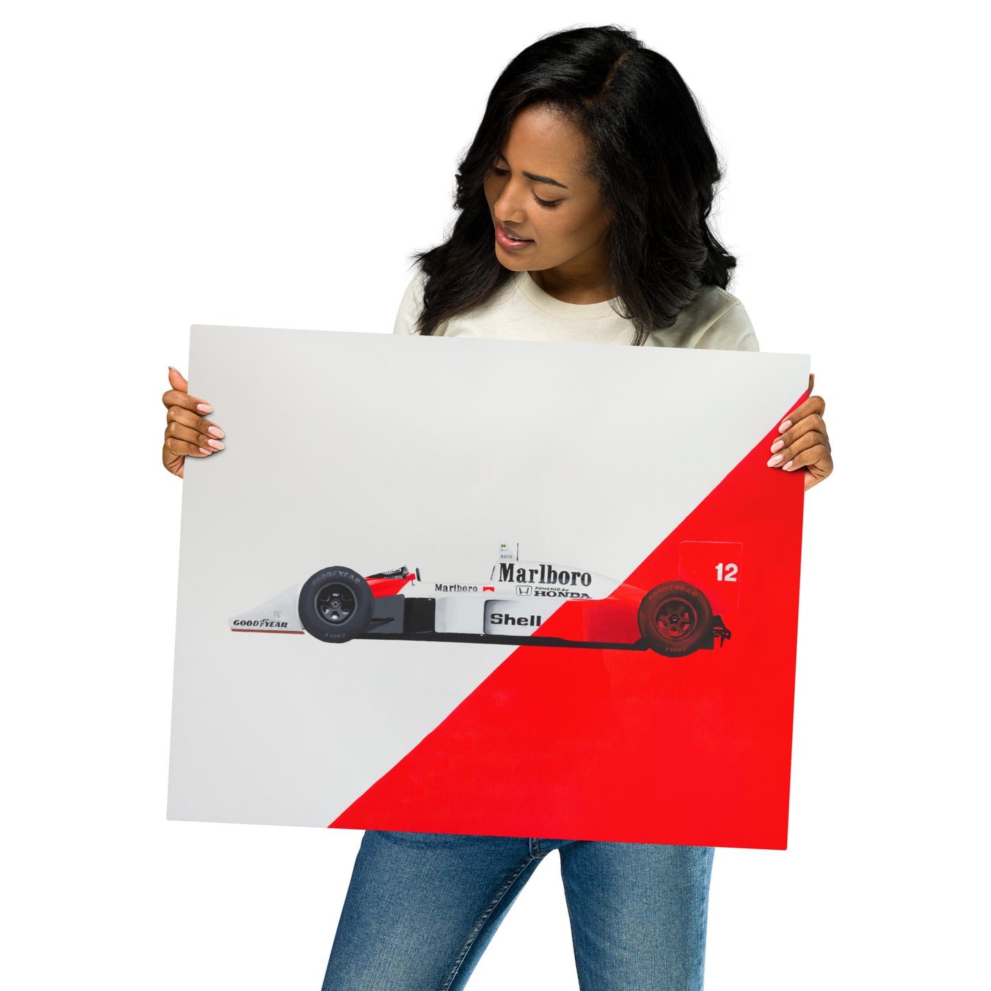 1988 McLaren MP 4/4 - Metal print