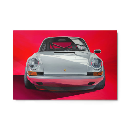 1972 Porsche 911 painting - Metal print
