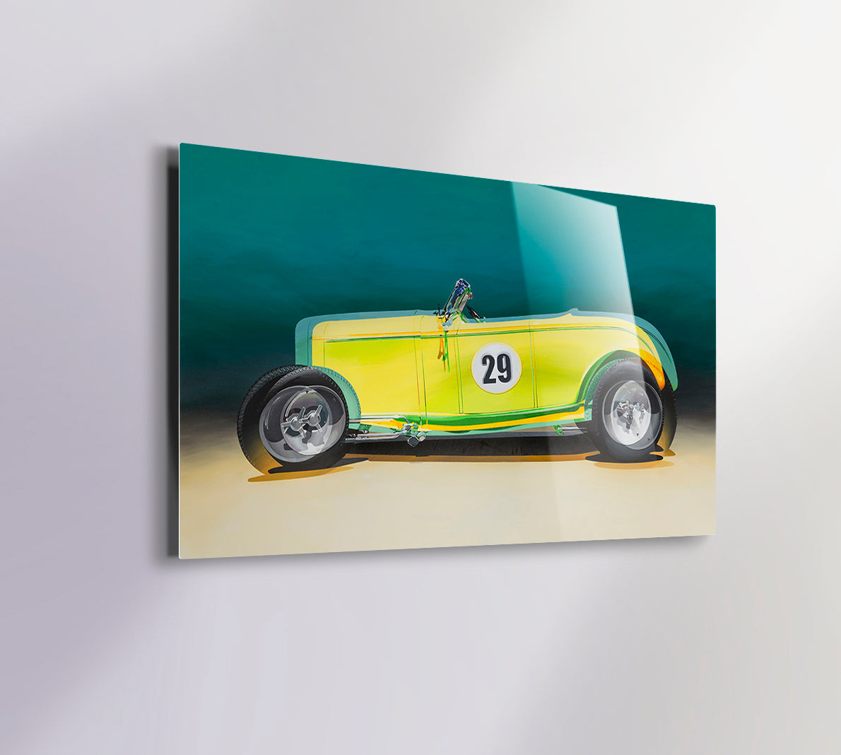 1932 Ford Roadster Number 29 Metal prints