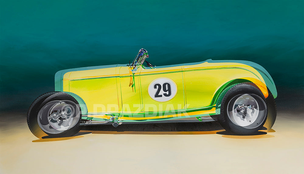 1932 Ford Roadster Number 29 Metal prints